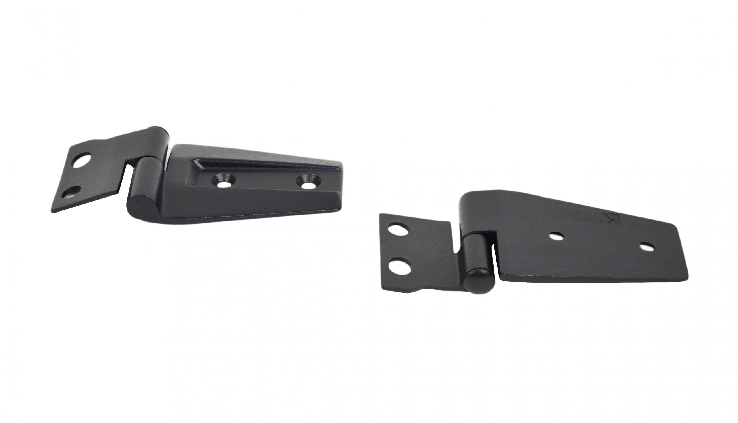 Jeep JK Hood Hinge Pair 07-18 Wrangler JK Textured Black Kentrol | Big ...