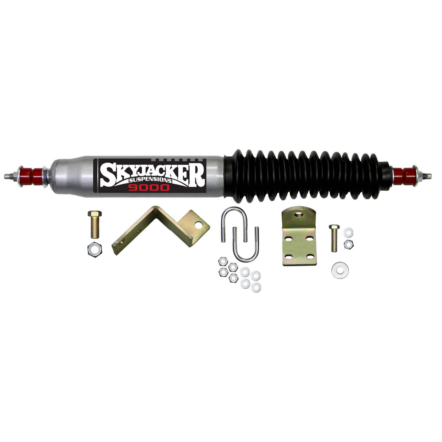 Steering Stabilizer Single Kit 74-20 GMC/Chevy Truck/SUV Silver w/Black ...