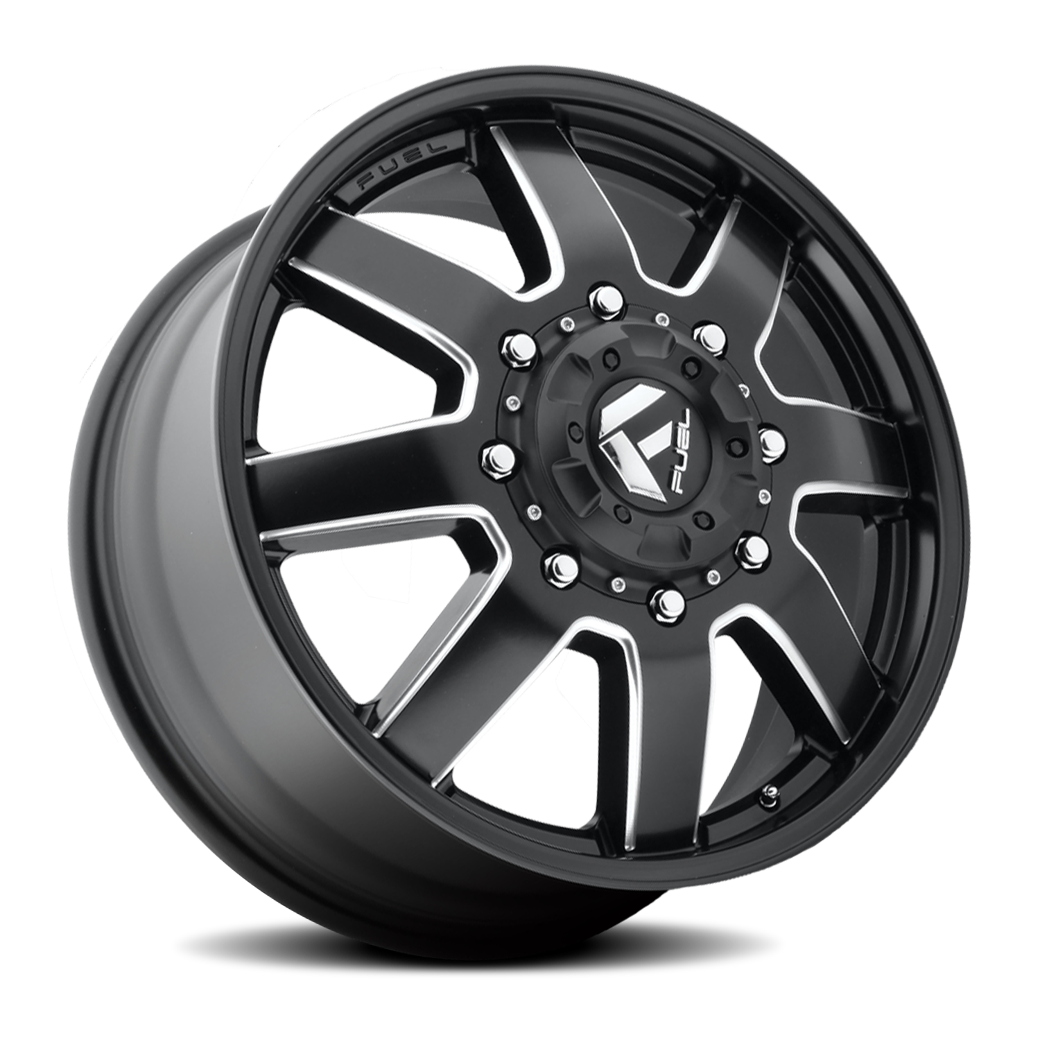 Dually Wheels 20X8.25 Maverick Dually D538 Black Milled Fuel Off Road ...