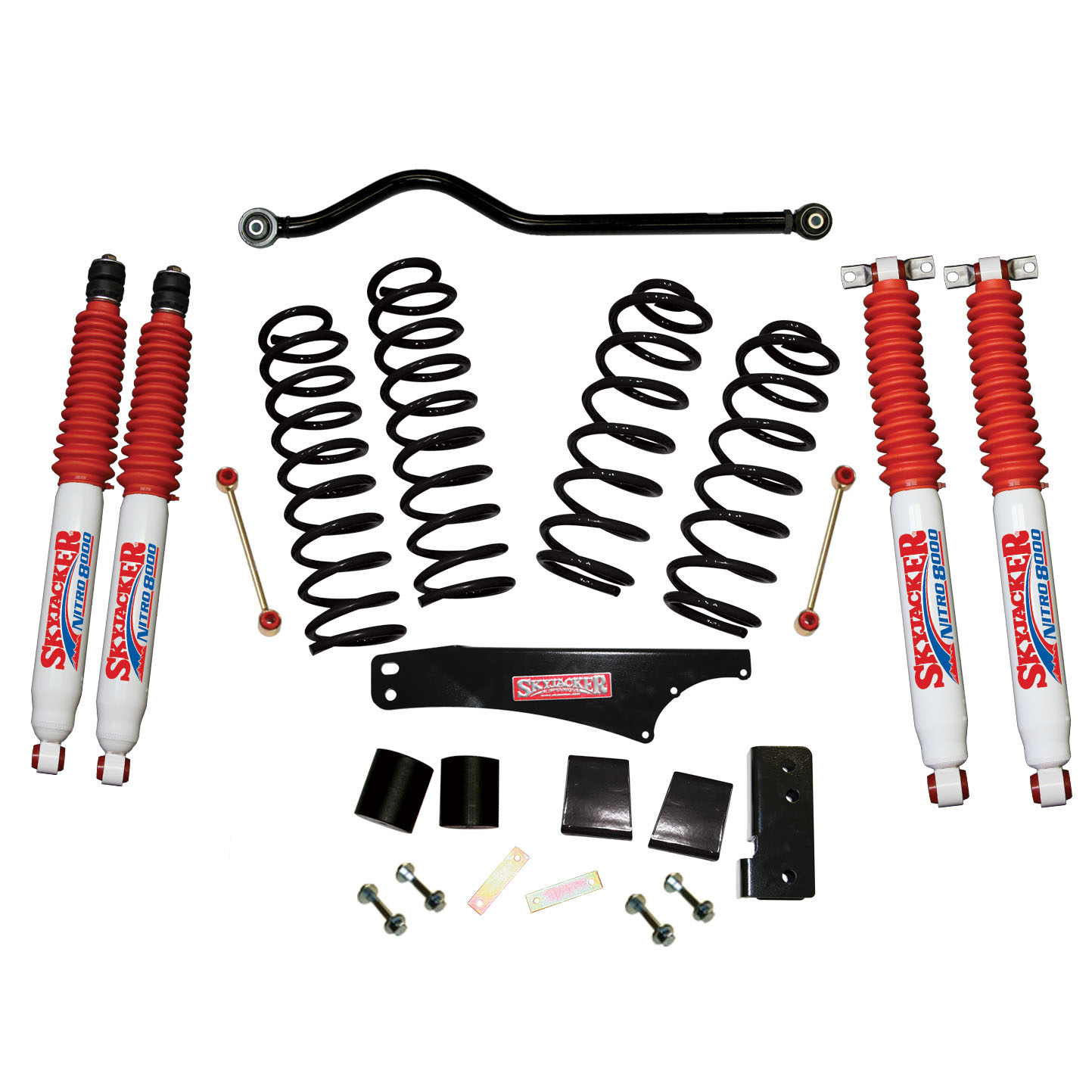 Softride Coil Spring Lift Kit 07-18 Wrangler JK 2.5-3.5 Inch Front And ...