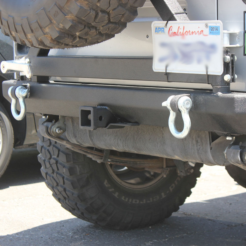 Jeep YJ/TJ Rear Bumper Tire Carrier Swing W/ D-Rings 87-06 Jeep ...